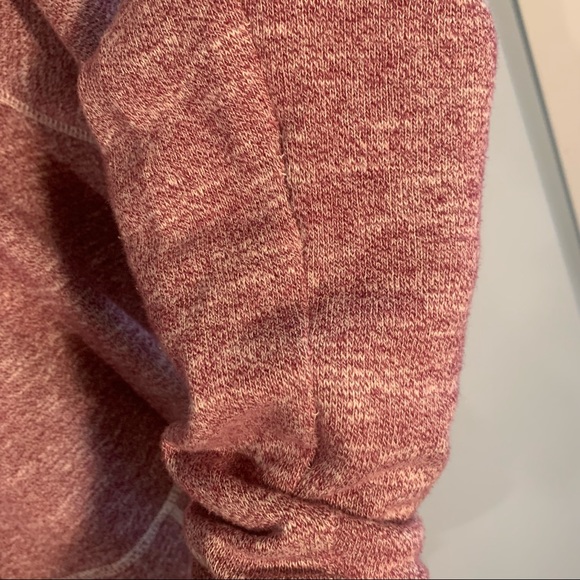 Garage Burgundy Heathered Hoodie - Picture 4 of 4